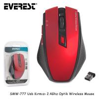 Everest SMW-777 Kablosuz Optik Mouse Kırmızı