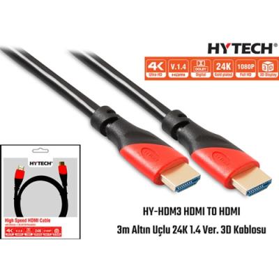 Hytech HY-HDM3 3m Hdmi Kablo