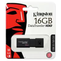 Kingston 16GB USB3.0 Memory DT100G3/16GB Siyah