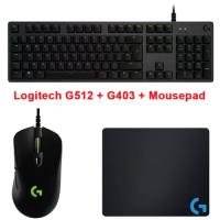 Logitech G512 + G403 + Mousepad 30*40cm (Bundle)