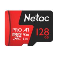 Netac 128G MicroSDXC V30/A1/C10 NT02P500PRO-128G-R