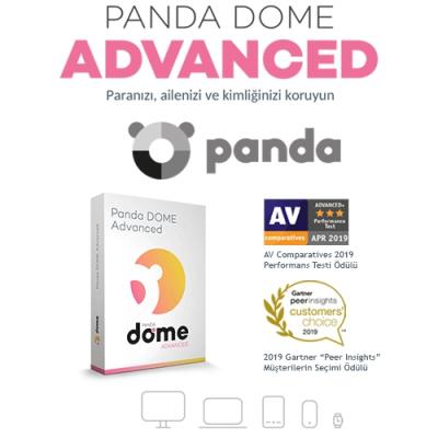 Panda Dome Advanced Security 3 Kullanıcı 1 Yıl