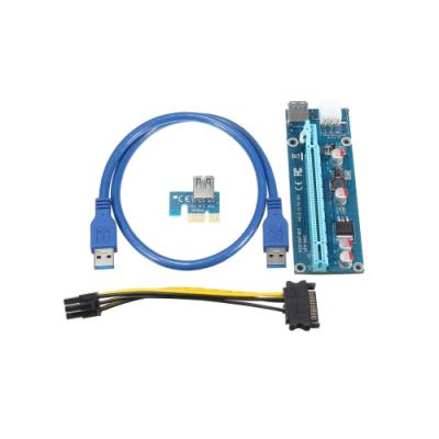 Riser Kart PCI-E 1x to 16x 6pin (Ver: 009S)