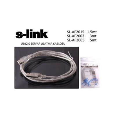 S-Link 1,5 mt USB2.0 Uzatma Kablo SL-AF2015