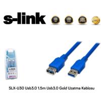 S-link SLX-U30 1.5m Gold USB3.0 Uzatma Kablosu