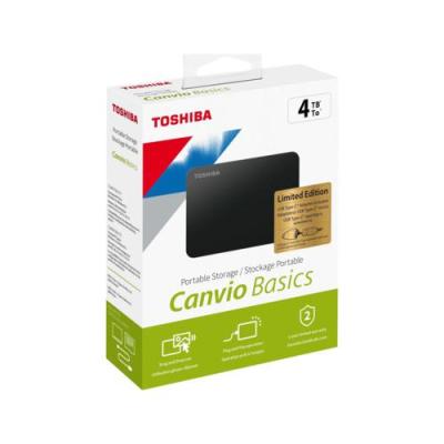 Toshiba 2.5 4TB Usb3.2+Type-c Canvio HDTB440EK3CB