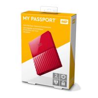 WD 2.5 2TB My Passport WDBS4B0020BRD Kırmızı