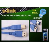 S-LINK SLX-U35 USB 3.0 1,5M AM TO BM GOLD YAZICI KABLOSU