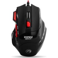 EVEREST SGM-X7 PRO USB SİYAH GAMİNG MOUSE PAD VE OYUNCU MOUSE