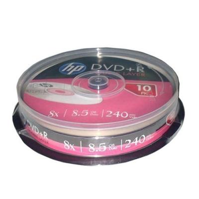 HP DRE00060-3 DVD-R DOUBLE LAYER 8X 8.5 GB DATA 10'LU