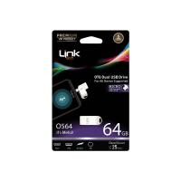 LINK TECH 64GB MİCRO PREMİUM OTG DUAL 25MB/S USB 2.0/3.0 BELLEK