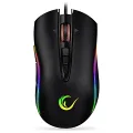 RAMPAGE SHİNE SMX-R15 USB SİYAH/GRİ 10 TUŞ 10000DPİ RGB GAMİNG OYUNCU MOUSE