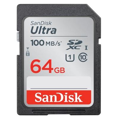 SANDİSK 64 GB SDXC CARD 100 MB SDSDUNR-064G-GN3IN