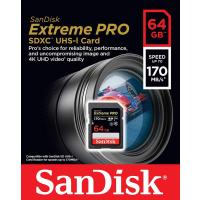 SANDİSK EXTREME PRO 64GB SDXC CARD 170MB/S UHS-I HAFIZA KARTI SDSDXXY-064G-GN4IN