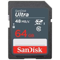 SANDİSK ULTRA FLASH BELLEK 64 GB SDXC SINIF 10 UHS-I SDSDUNC-064G-GN6IN