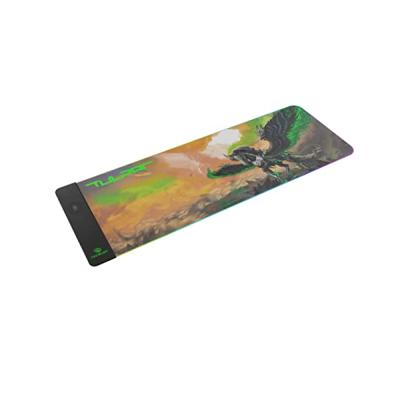 TEŞHİR PUSAT XL ŞARJ DESTEKLİ RGB MOUSEPAD KUMAŞ YÜZEY KAPLAMA - TULPAR TASARIM
