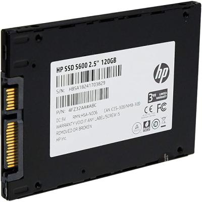 HP S600 120GB 520/500MB/S SATA III 3D NAND 2.5'' SSD 4FZ32AA
