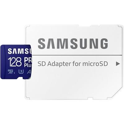 SAMSUNG PRO PLUS MB-MD128KA 128 GB MİCROSDXC HAFIZA KARTI + ADAPTÖR