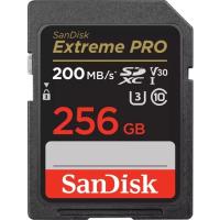 SANDİSK EXTREME PRO 256GB 200/140MB/S SDXC V30 UHS-I U3 HAFIZA KARTI SDSDXXD-256G-GN4IN