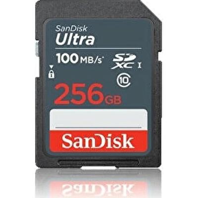SANDİSK ULTRA 256GB 100MB/S SDXC HAFIZA KARTI SDSDUNR-256G-GN3IN