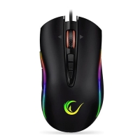 RAMPAGE SHİNE SMX-R15 USB SİYAH/GRİ 10 TUŞ 10000DPİ RGB GAMİNG OYUNCU MOUSE