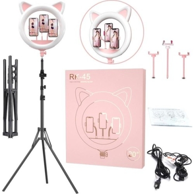 RİNG LİGHT RK-45 KEDİ IŞIKLI TRİPOD 20"