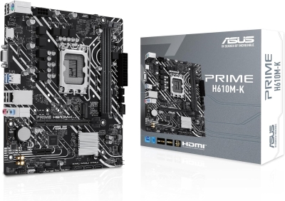ASUS PRIME H610M-K ARGB 5600MHz DDR5 Soket 1700 M.2 HDMI mATX Anakart