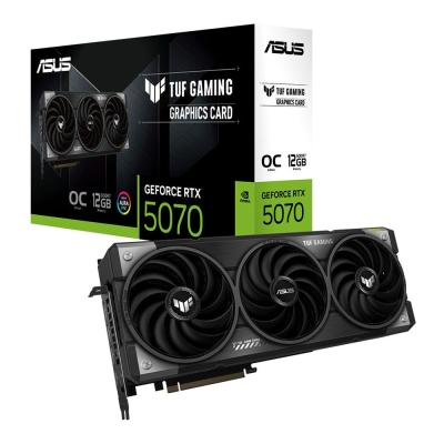 ASUS RTX 5070 TUF GAMİNG OC EDİTİON TUF-RTX5070-O12G-GAMING 192 BİT GDDR7 12 GB EKRAN KARTI