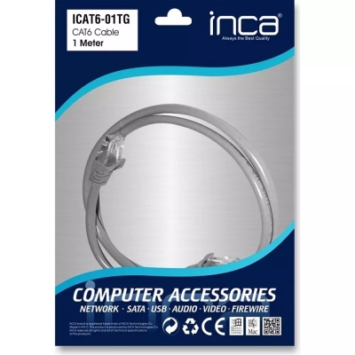 İNCA CAT 6 KABLO 1 METRE