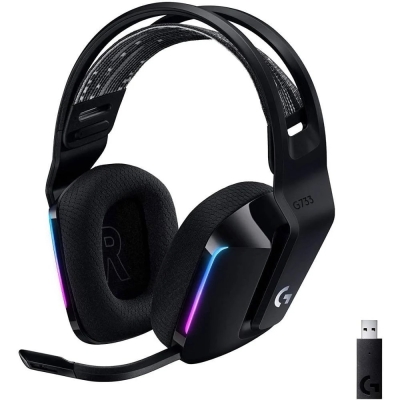 LOGITECH G G733 Lightspeed RGB Kablosuz 7.1 Surround Ses Oyuncu Kulaklığı - Siyah