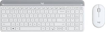LOGITECH MK470 Kablosuz İnce Türkçe Q Klavye Mouse Seti - Beyaz