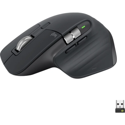 LOGİTECH MX MASTER 3S PERFORMANS 8.000 DPI OPTİK SENSÖRLÜ SESSİZ KABLOSUZ MOUSE - SİYAH