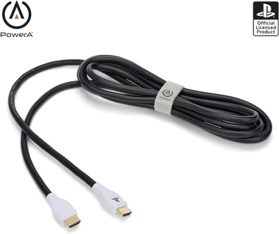 POWERA PLAYSTATİON 5 ULTRA YÜKSEK HIZLI HDMI KABLO 3 METRE BEYAZ SİYAH
