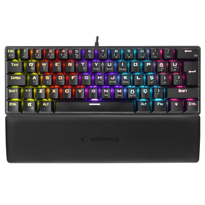 Rampage Ally K11 Siyah TKL Red Switch Kablolu Mekanik Oyuncu Klavyesi