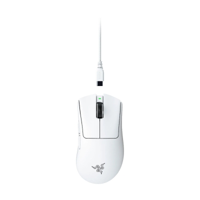 RAZER DEATHADDER V4 PRO RZ01-05330200-R3U1 BEYAZ ŞARJLI MAKROLU OPTİK KABLOLU/KABLOSUZ OYUNCU MOUSE