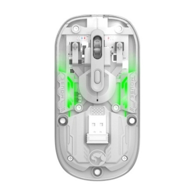 YK DESİGN M 377 KABLOSUZ BLUETOOTH MOUSE ŞARJLI ŞEFFAF SAYDAM